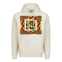 Oatmeal Heather young black and free Premium Hoodie - Artiststas
