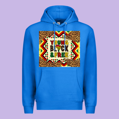 Young Black And Free Premium Hoodie Designed By Artiststas