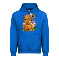 Cobalt pumpkin sunflower Urban Hoodie - JahusDesignShop