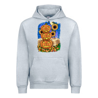 Heather Grey pumpkin sunflower Urban Hoodie - JahusDesignShop