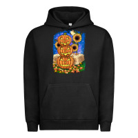 Pigment Black pumpkin sunflower Urban Hoodie - JahusDesignShop