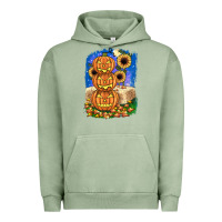Pigment Oil Green pumpkin sunflower Urban Hoodie - JahusDesignShop