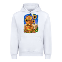 White pumpkin sunflower Urban Hoodie - JahusDesignShop
