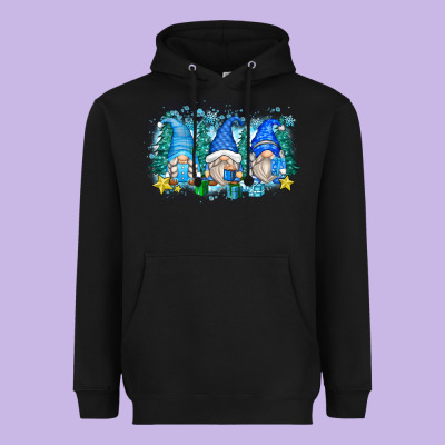 Snowman Gnome Heavyweight Hoodie Designed By Zillion Design Studio