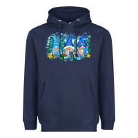 Navy snowman gnome Heavyweight Hoodie - Zillion Design Studio