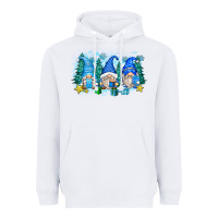 White snowman gnome Heavyweight Hoodie - Zillion Design Studio