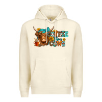 Sandshell coffee then cows longhaired cow Premium Hoodie - Jasminsmagicworld
