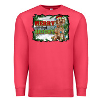 Cardinal merry and bright cockapoo Premium Sweatshirt - RanaPortraitStore