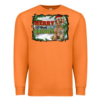 Carrot merry and bright cockapoo Premium Sweatshirt - RanaPortraitStore