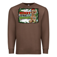 Chestnut merry and bright cockapoo Premium Sweatshirt - RanaPortraitStore