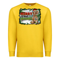 Lemon merry and bright cockapoo Premium Sweatshirt - RanaPortraitStore