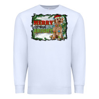 White merry and bright cockapoo Premium Sweatshirt - RanaPortraitStore