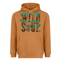 Meerkat wild soul with skeleton hand Heavyweight Hoodie - texasbilliewilder