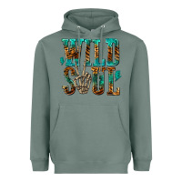 Sage wild soul with skeleton hand Heavyweight Hoodie - texasbilliewilder
