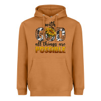 Meerkat with god al things ara possible Heavyweight Hoodie - texasbilliewilder