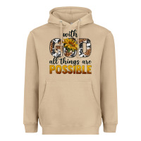 Mushroom with god al things ara possible Heavyweight Hoodie - texasbilliewilder