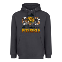 Smoke with god al things ara possible Heavyweight Hoodie - texasbilliewilder