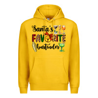 Lemon santa's favorite bartender Premium Hoodie - AdoDesignShop