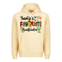 Pina Colada santa's favorite bartender Premium Hoodie - AdoDesignShop