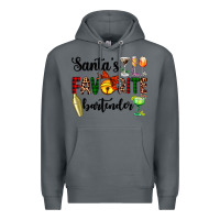 Rock santa's favorite bartender Premium Hoodie - AdoDesignShop