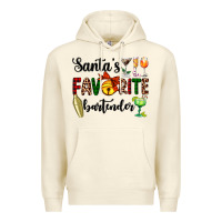 Sandshell santa's favorite bartender Premium Hoodie - AdoDesignShop