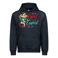 Navy stupid cupid Urban Hoodie - AdoDesignShop