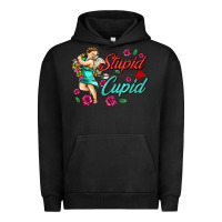 Pigment Black stupid cupid Urban Hoodie - AdoDesignShop