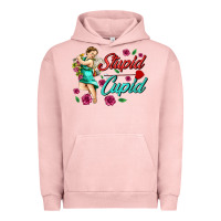 Pigment Salmon stupid cupid Urban Hoodie - AdoDesignShop