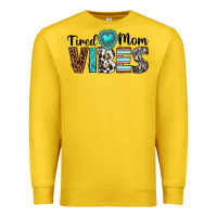 Lemon tired mom vibes Premium Sweatshirt - texasbilliewilder