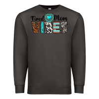 Smoke tired mom vibes Premium Sweatshirt - texasbilliewilder