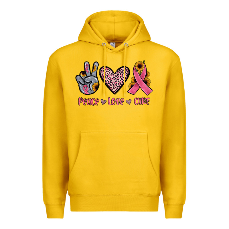 Peace Love Cure Premium Hoodie by JahusDesignShop | Teevron