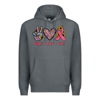 Rock peace love cure Premium Hoodie - JahusDesignShop