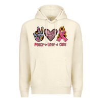 Sandshell peace love cure Premium Hoodie - JahusDesignShop