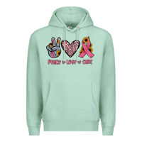 Seafoam peace love cure Premium Hoodie - JahusDesignShop
