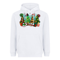 White christmas trees with football Heavyweight Hoodie - Zillion Design Studio