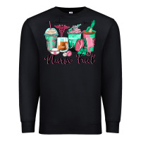 Black nurse fuel coffee cups Premium Sweatshirt - Zillion Design Studio