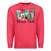 Cardinal nurse fuel coffee cups Premium Sweatshirt - Zillion Design Studio