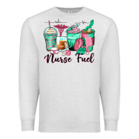 Oatmeal Heather nurse fuel coffee cups Premium Sweatshirt - Zillion Design Studio