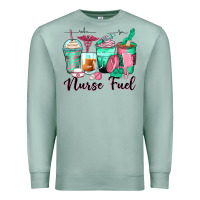Seafoam nurse fuel coffee cups Premium Sweatshirt - Zillion Design Studio