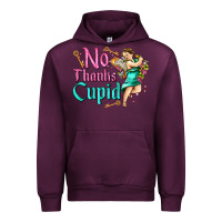 Mauve Wine no thanks cupid Urban Hoodie - AdoDesignShop