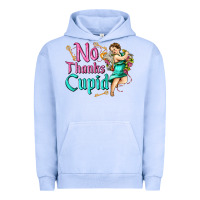 Pigment Grape Ice no thanks cupid Urban Hoodie - AdoDesignShop