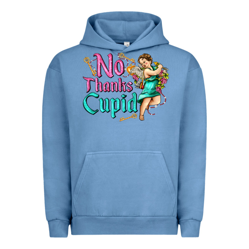 No Thanks Cupid Urban Hoodie by AdoDesignShop | Teevron