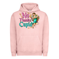 Pigment Salmon no thanks cupid Urban Hoodie - AdoDesignShop