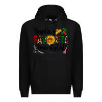 Black santa's favorite  hair stylist Premium Hoodie - AdoDesignShop