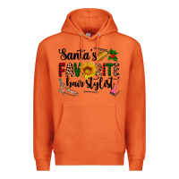Carrot santa's favorite  hair stylist Premium Hoodie - AdoDesignShop