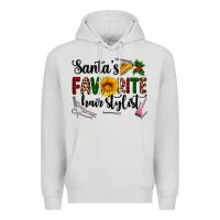 Dove Grey santa's favorite  hair stylist Premium Hoodie - AdoDesignShop