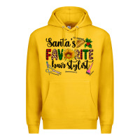 Lemon santa's favorite  hair stylist Premium Hoodie - AdoDesignShop