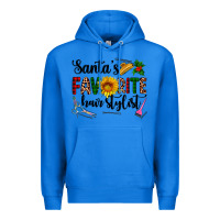 True Royal santa's favorite  hair stylist Premium Hoodie - AdoDesignShop