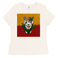 Bone christmas alpacas Ladies Tee - BarkalooDesign