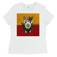White christmas alpacas Ladies Tee - BarkalooDesign
